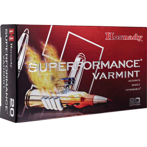 Hornady Superformance Varmint Rifle Ammo 204 Ruger 32 Gr. V-max 20 Rd.