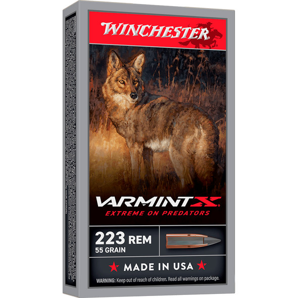 Winchester Varmint X Rifle Ammo 223 Rem 55 Gr. Xp 20 Rd.
