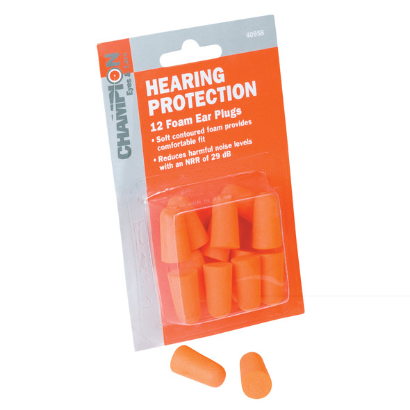 Champion Shooting Ear Plugs 6pr - OUT40958X