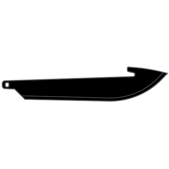 Outdoor Edge 3.5" Drop-point Blade Pack Black, 6 Blades