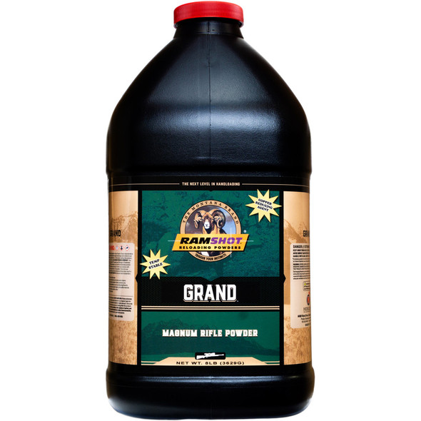 Ramshot Grand Powder 8 Lb. Rifle Hazmat