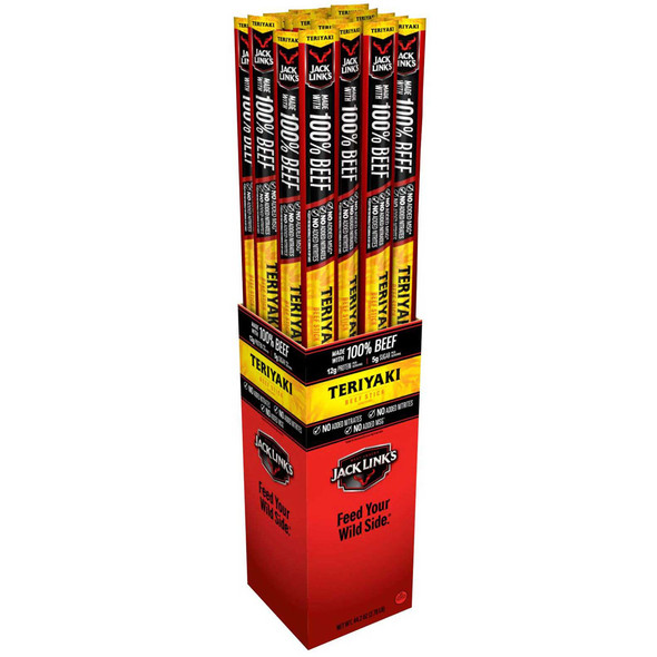 Jack Links Terriyaki Beef Sticks 144ct (24 Per Case/6 Cases)