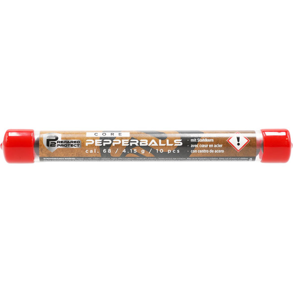 Umarex P2p Core Defense Pepper Rounds Red/black .68cal 10ct