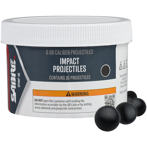 Sabre Impact 0.68 Caliber Projectile 35ct