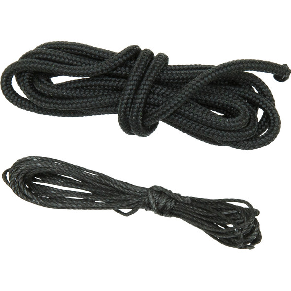 October Mountain Loop & Serving String Repair Kit Black 3ft/6ft