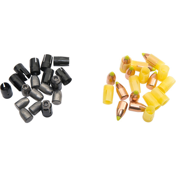 Traditions Sight-in Plinker/smackdown Bullet Combo .50 Cal - .45/.44 Sabot 250/240 Gr. 15 Pk Each
