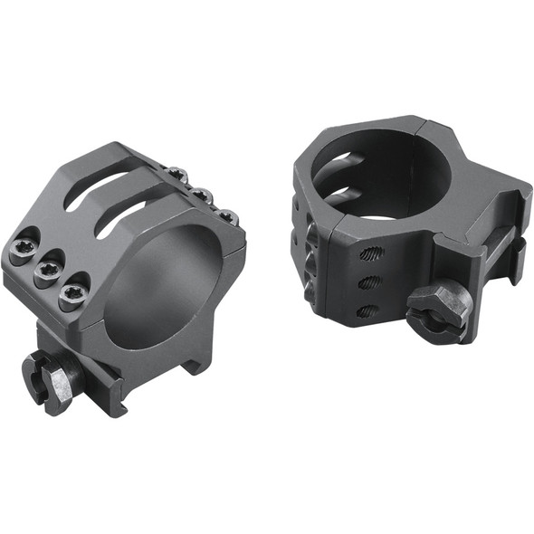 Weaver Tactical 6hole Picatinny Ring Matte Black 30mm Medium Clamshell Pack