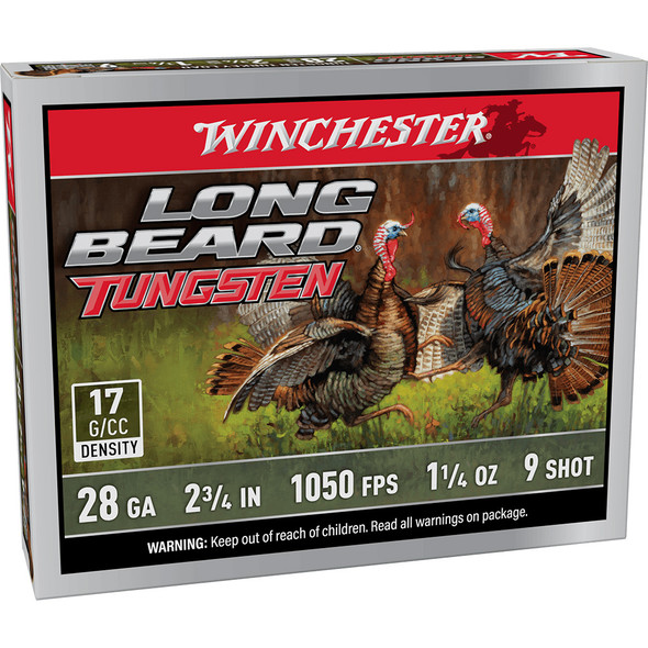 Winchester Long Beard Tungsten Load 28 Ga. 2 3/4 In. #9 Ts17 1 1/4 Oz. 5 Rd.