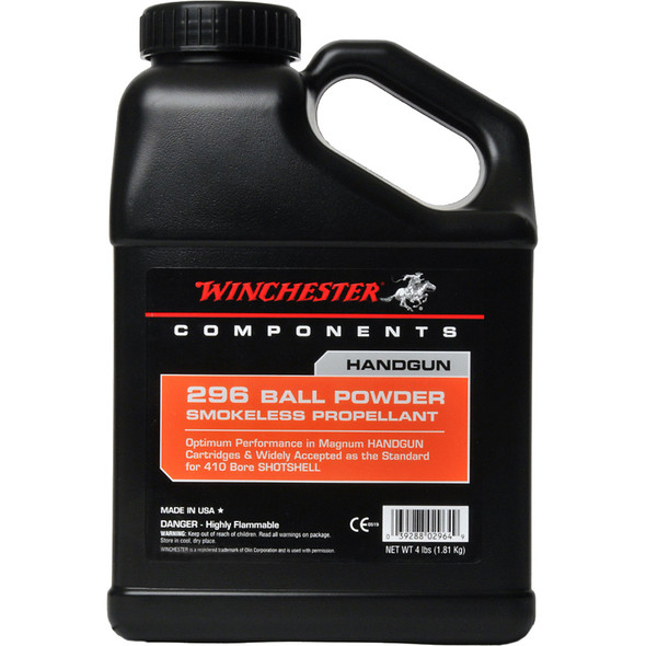 Winchester 296 Powder 4 Lb. Shotgun/pistol Hazmat