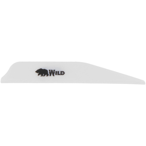 Bohning Wild Vanes 3 In. White 100 Pk.