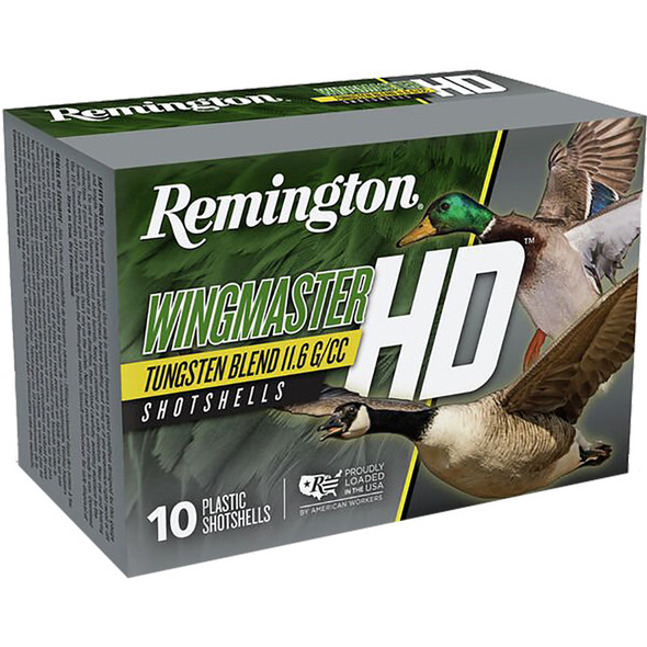 Remington Wingmaster Shotgun Ammo 12 Ga. 3.5 In. 1 3/4 Oz. Bb Shot 10 Rd.