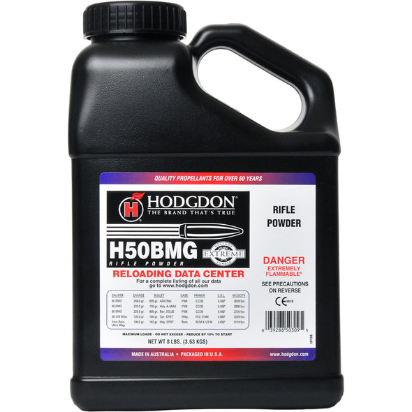 Hodgdon H50bmg Powder 8 Lb. Extreme Rifle Hazmat