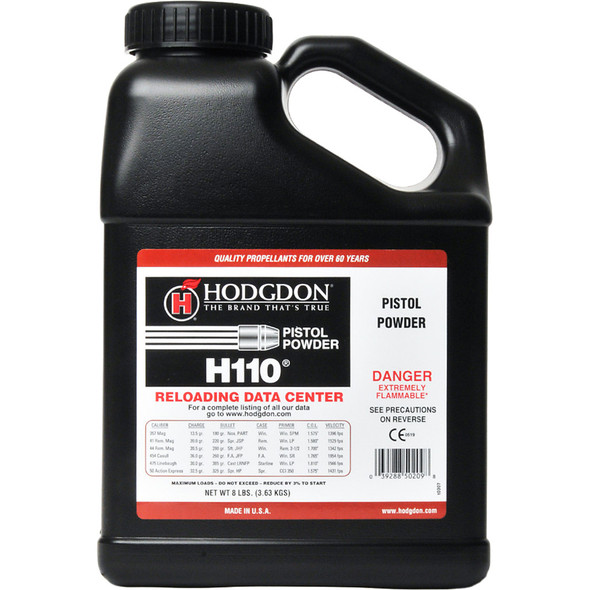 Hodgdon H110 Powder 8 Lb. Shotgun/pistol Hazmat