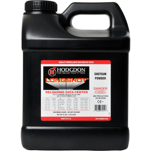 Hodgdon Longshot Powder 8 Lb. Shotgun/pistol Hazmat