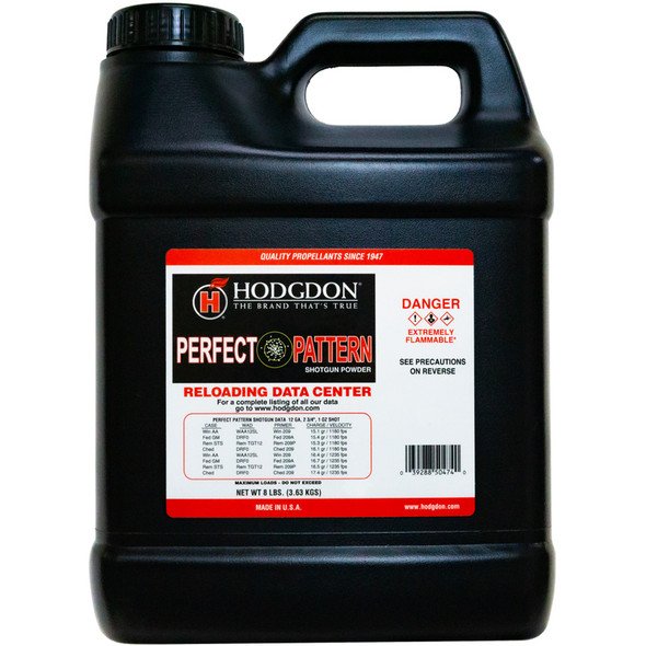 Hodgdon Perfect Pattern Powder 8 Lb. Shotgun Hazmat