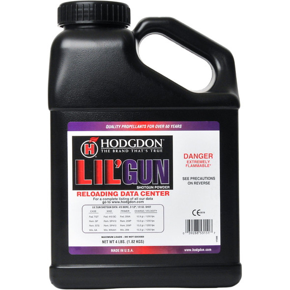 Hodgdon Lil'gun Powder 4 Lb. Shotgun Hazmat
