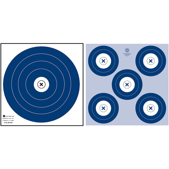 Maple Nfaa Dual 1-spot/5-spot Target 25 Pk.