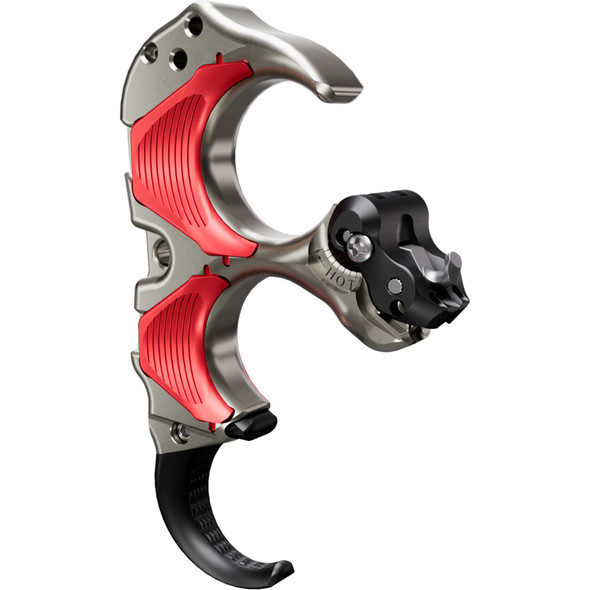 Tru Ball Aileron Hbc Flex Release Red/quick Silver Brass 3 Finger Medium