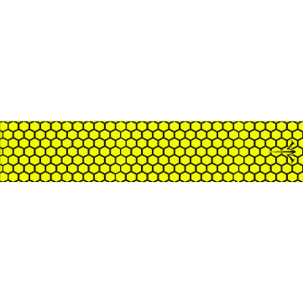 White Water Archery Honeycomb Fade Arrow Wraps Open Flo Yellow 5 In. X 1.125 In. 15 Pk.