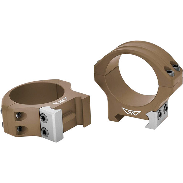 Warne Hyperlite Scope Rings Dark Earth 30mm Low