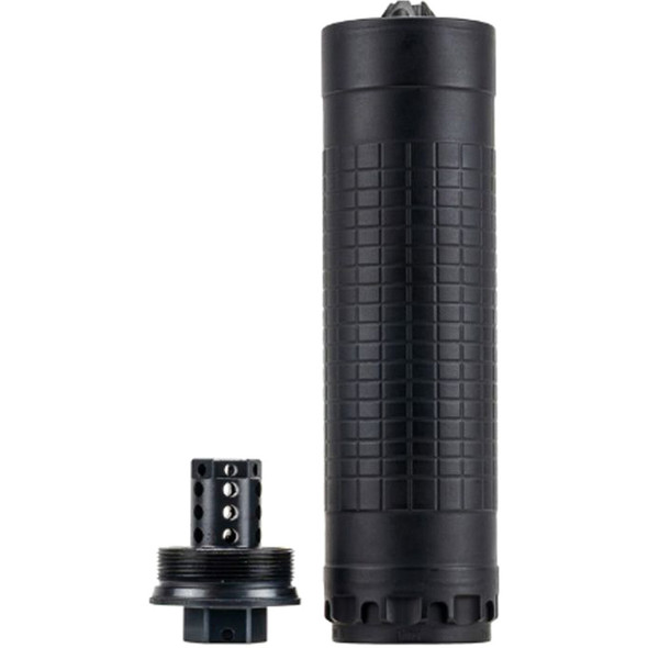Iwi 6mm Suppressor 6mm W/direct Thread 1/2-28 Hub-t Mount Black