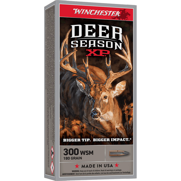 Winchester Deer Season Xp Rifle Ammo 300 Wsm 180 Gr. 20 Rd.