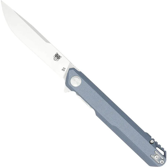Cobratec Monarch G-10 Folder Knife Folding Blade Grey