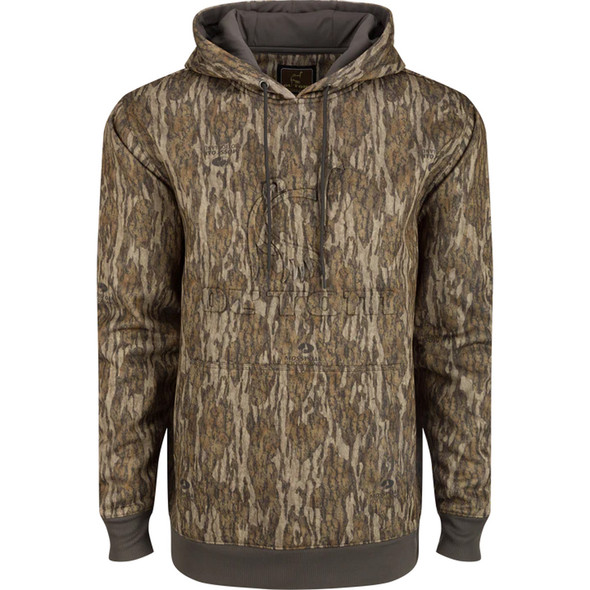 Drake Ol' Tom Back Eddy Hoodie Mo Bottomland Medium