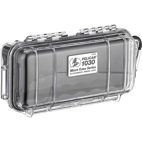 Pelican Waterproof 1030 Micro Case Black/clear