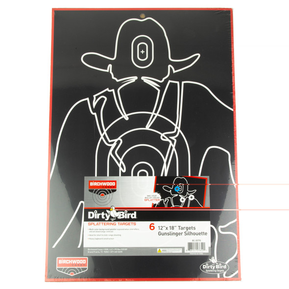 B/c Dirty Bird Gunslnger Sil 6-12x18
