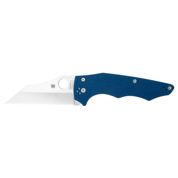 Spyderco Yojumbo 3.98" Blu/slv Plain