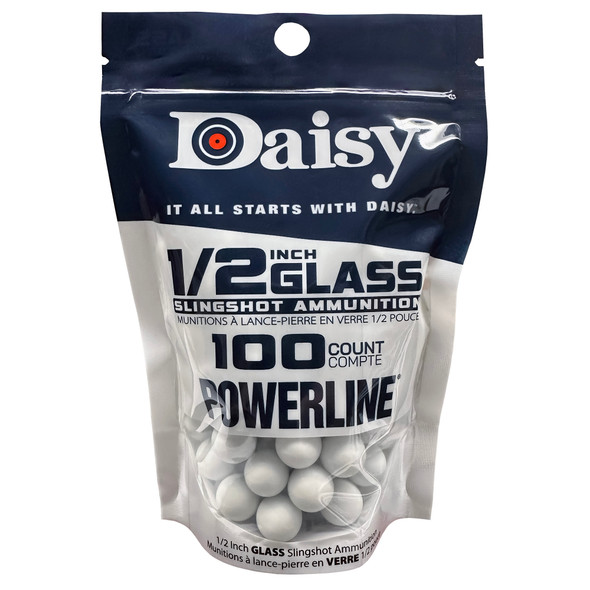 Daisy 1/2" Glass Slingsht Ammo 100ct