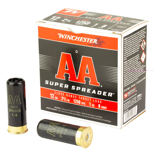 Win Aa Sprdr 12ga  2.75" #8 25/250