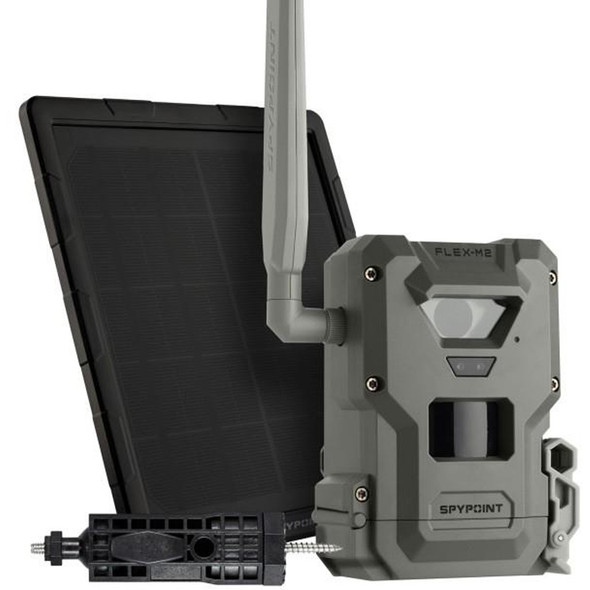 Spypoint Flex M2 W/solar Bundle Cellular Camera Flex M2/splb-10