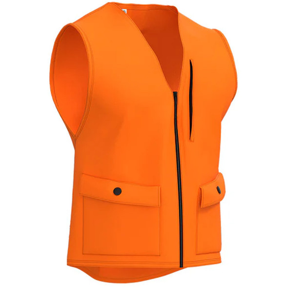 Half Rack Deluxe Safety Vest Blaze Orange Youth