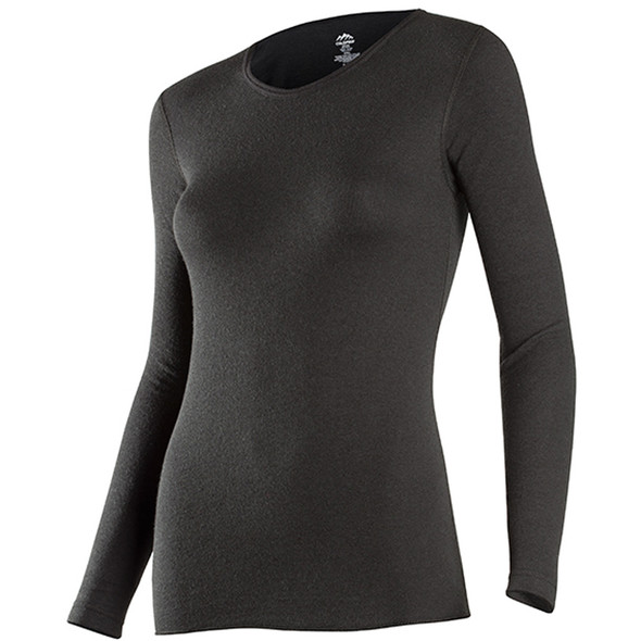 Coldpruf Women's Basic Crew Baselayer Black Medium