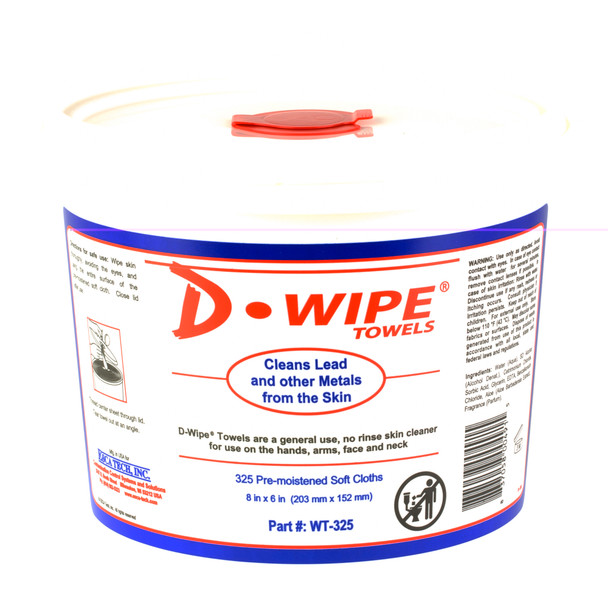 D-wipe Towels 2-325 Ct Tubs