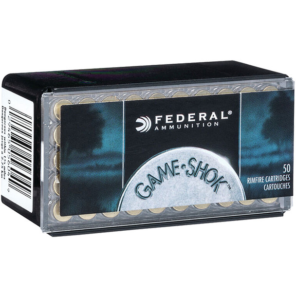 Federal Game-shok Rimfire Ammo 22 Mag 50 Gr. Jacketed Hollow Point 50 Rd.