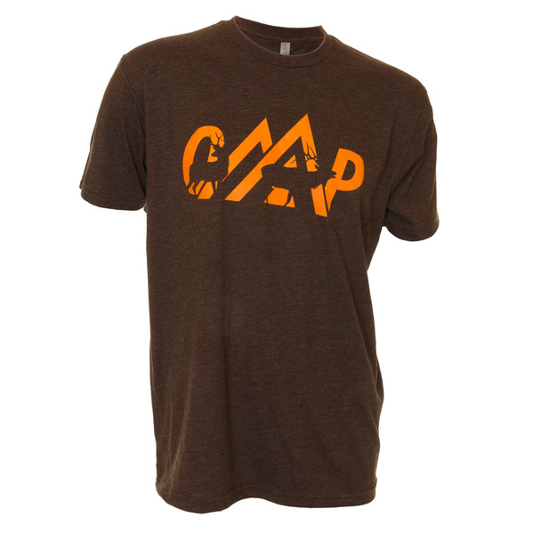 October Mountain Logo Tee Espresso Medium