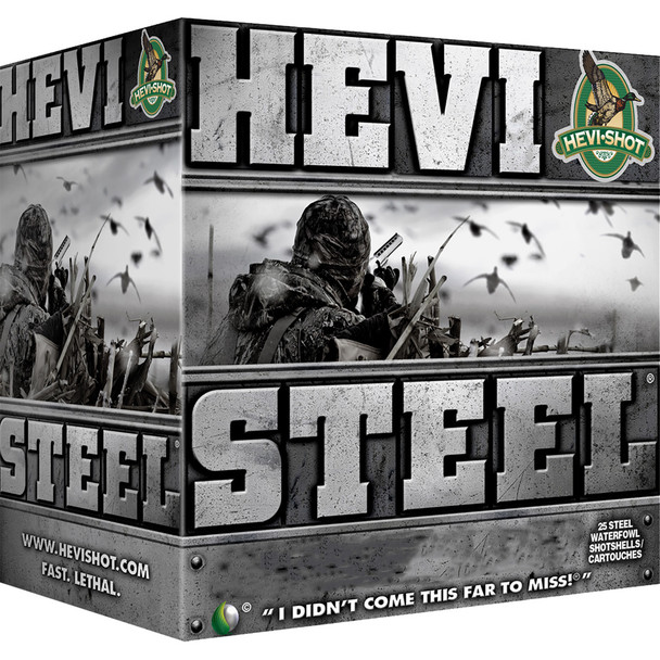 Hevi Shot Hevi Steel Load 12 Ga. 3 In. 1 1/4 Oz. 4 Shot 25 Rd.