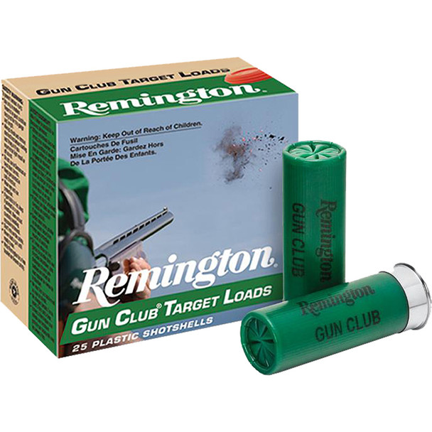 Remington Gun Club Target Loads 12 Ga. 2.75 In. 3 Dr. 1 1/8 Oz. 8 Shot 250 Rd.