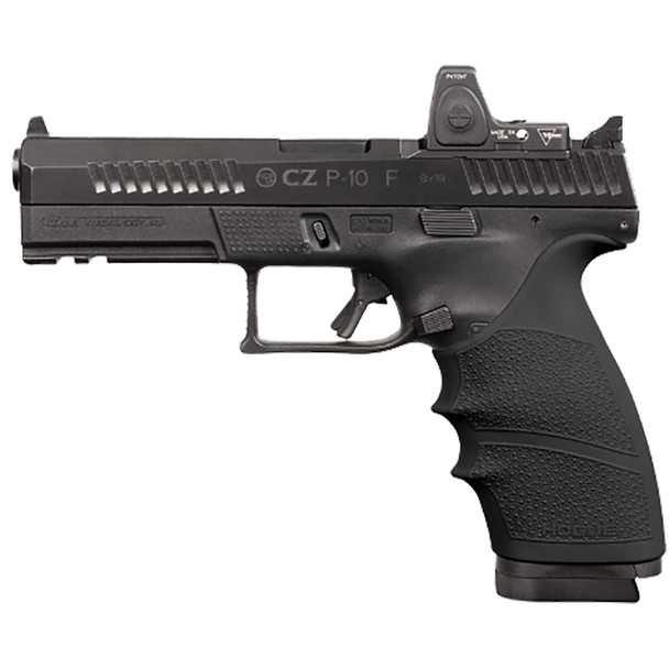 Hogue Handall Beavertail Grip Sleeve Black Cz P-10 Full Size 9mm
