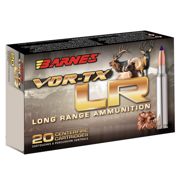 Barnes Vor-tx Long Range Rifle Ammo 300 Win. Mag. 190 Gra. Lrx Boat Tail 20 Rd.