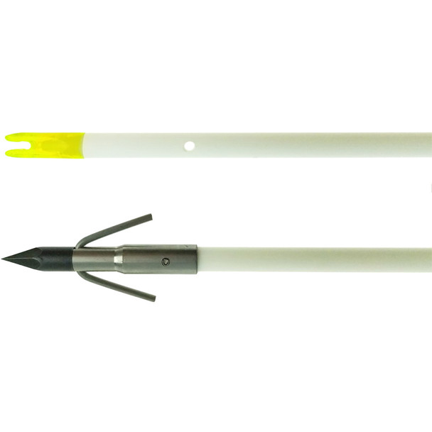 Muzzy Classic Fish Arrow White With Carp Point