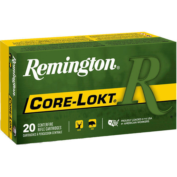 Remington Core-lokt Centerfire Rifle Ammo 25-06 Rem. 100 Gr. Core-lokt Psp 20 Rd.