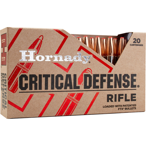 Hornady Critical Defense Rifle Ammo 223 Rem. 73 Gr. Ftx 20 Rd.