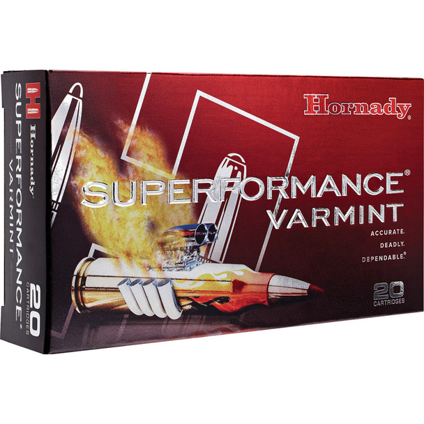 Hornady Superformance Varmint Rifle Ammo 204 Ruger 24 Gr. Ntx 20 Rd.