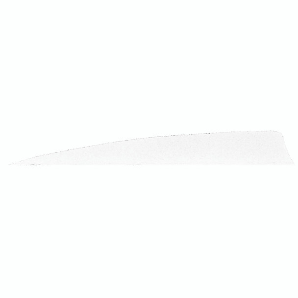 Gateway Shield Cut Feathers White 5 In. Lw 50 Pk.