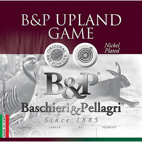 B&p Upland Game Shotgun Loads 12 Ga. 2.75 In. 1 1/4 Oz. 1400 Fps 5 Shot 25 Rd.