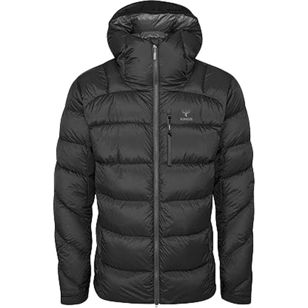 Kings Lightweight Puffy Jacket 3xl, Black,windproof Hooded